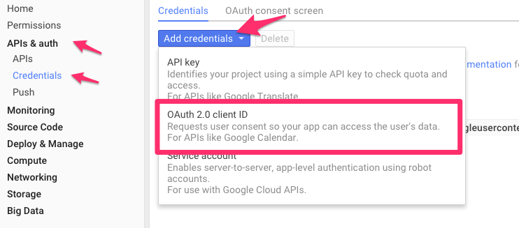 Add OAuth 2.0