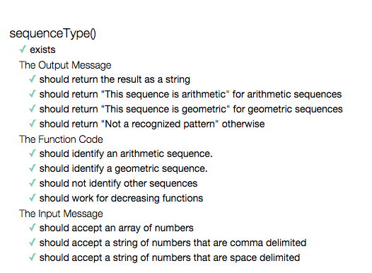 Empty it statements; all passing